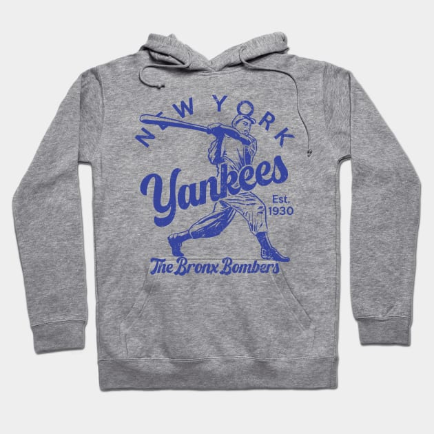 Vintage Old Style New York Yankees Hoodie by NdasMet